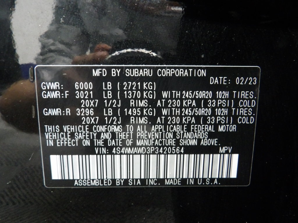 Used 2023 Subaru Ascent Touring w/ Popular Package #2A AWD/4WD image 62