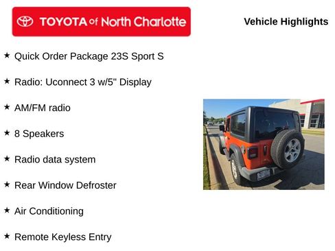 Used 2019 Jeep Wrangler Sport AWD/4WD image 5
