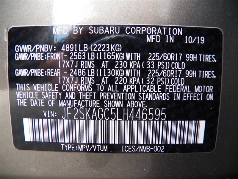 Used 2020 Subaru Forester Premium w/ Popular Package #1 AWD/4WD image 26