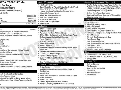 Used 2023 MAZDA CX-30 2.5 Turbo w/ Premium Package image 7