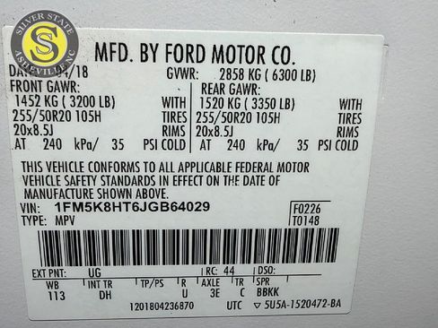 Used 2018 Ford Explorer Platinum AWD/4WD image 34