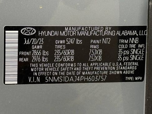 Certified 2023 Hyundai Santa Fe SE AWD/4WD image 39