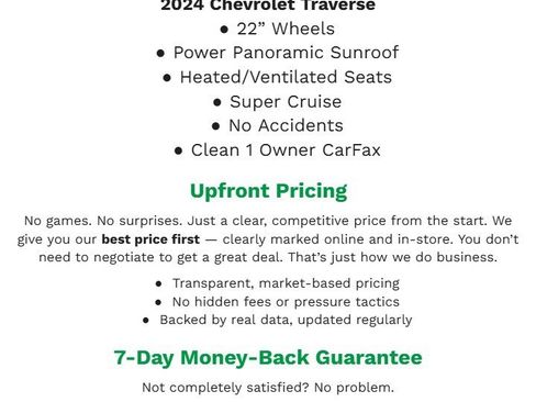 Used 2024 Chevrolet Traverse RS image 2