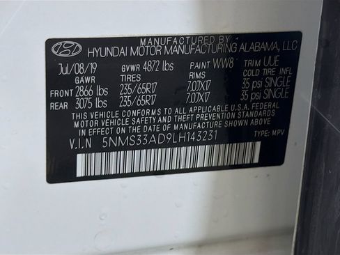 Used 2020 Hyundai Santa Fe SEL FWD image 34