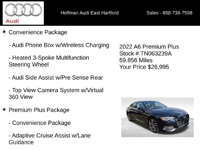 Used 2022 Audi A6 Premium Plus AWD/4WD image 6