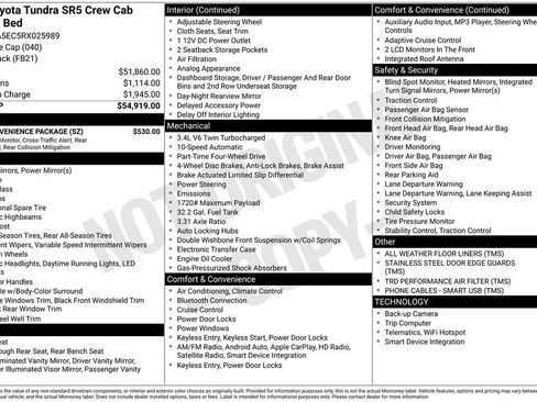 Used 2024 Toyota Tundra SR5 w/ SR5 Convenience Package image 15