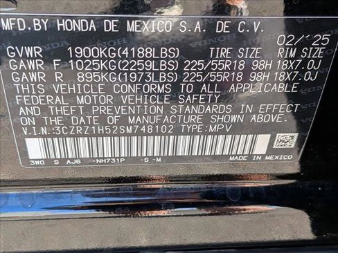 Used 2025 Honda HR-V Sport image 23