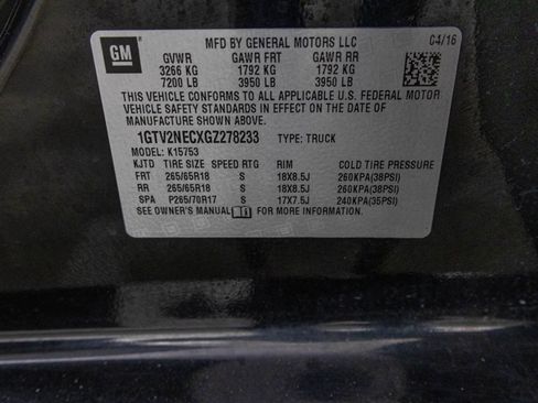 Used 2016 GMC Sierra 1500 SLT w/ All Terrain X Package image 58