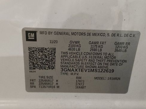 Used 2021 Chevrolet Equinox LT AWD/4WD image 33