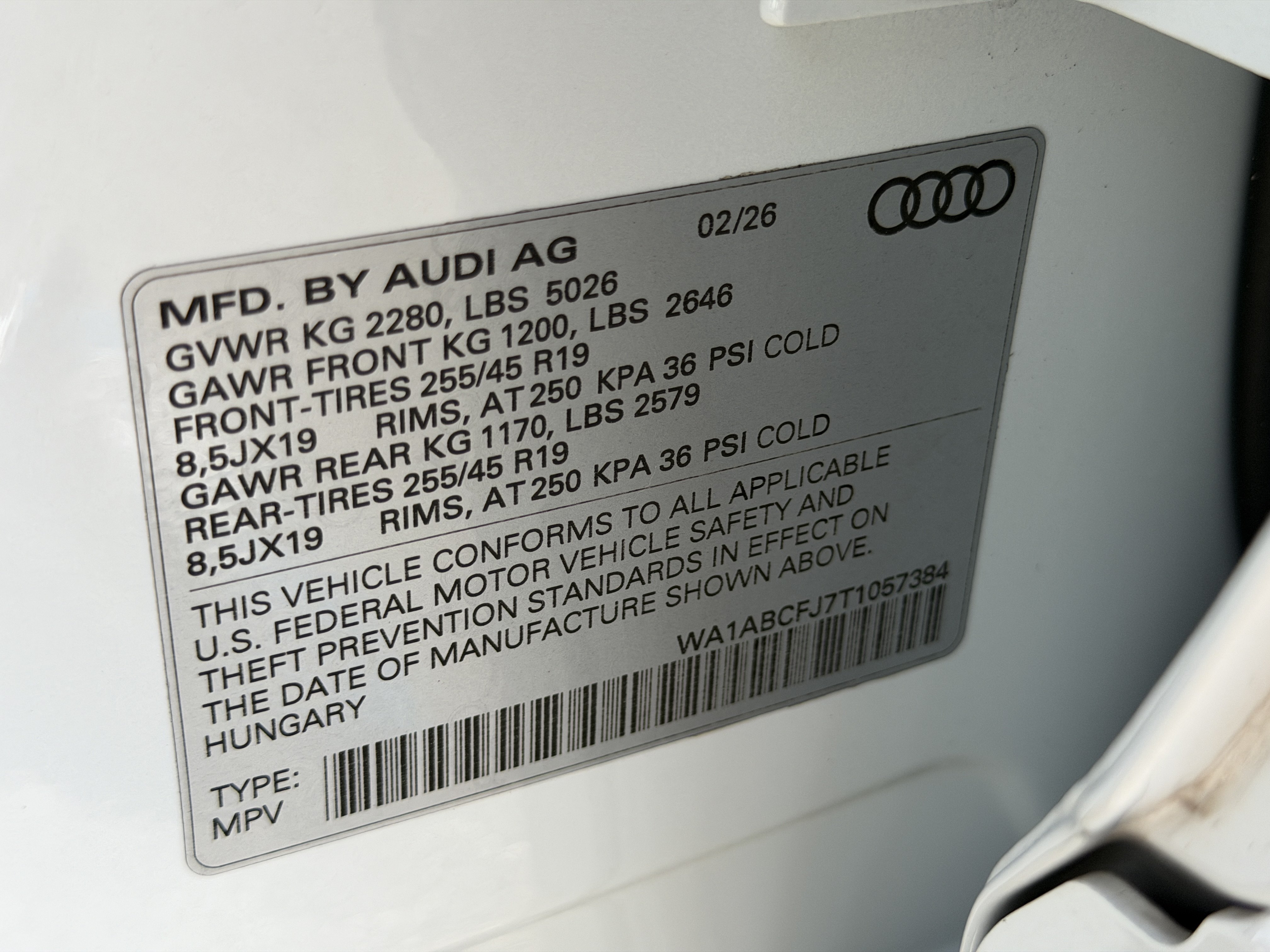 Certified 2026 Audi Q3 quattro 2.0T AWD/4WD image 39