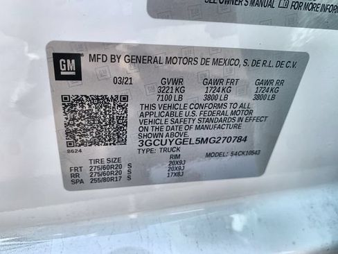 Certified 2021 Chevrolet Silverado 1500 LTZ AWD/4WD image 34