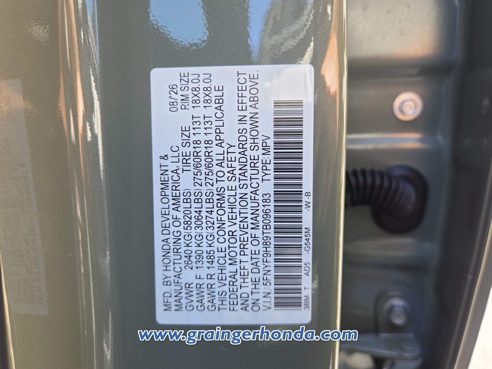 New 2026 Honda Passport TrailSport Elite image 13
