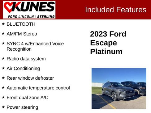 Used 2023 Ford Escape Platinum AWD/4WD image 3