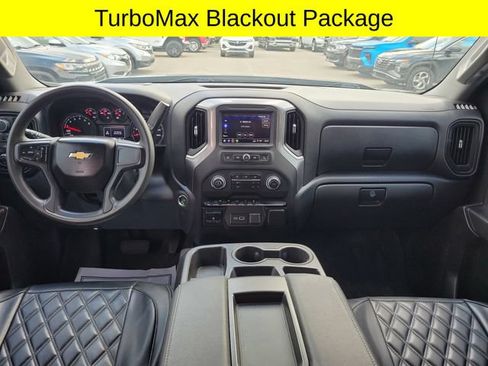 Used 2024 Chevrolet Silverado 1500 Custom w/ Turbomax Blackout Package AWD/4WD image 8