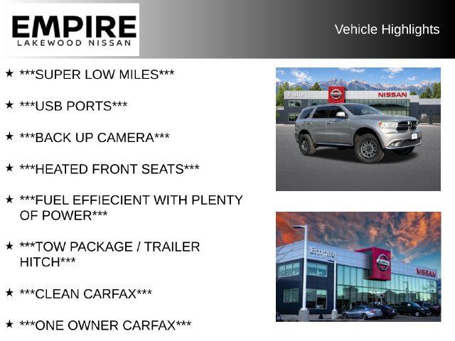 Used 2017 Dodge Durango SXT w/ Quick Order Package 23B AWD/4WD image 2