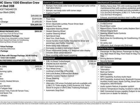 Used 2021 GMC Sierra 1500 Elevation w/ X31 Off-Road Package AWD/4WD image 20