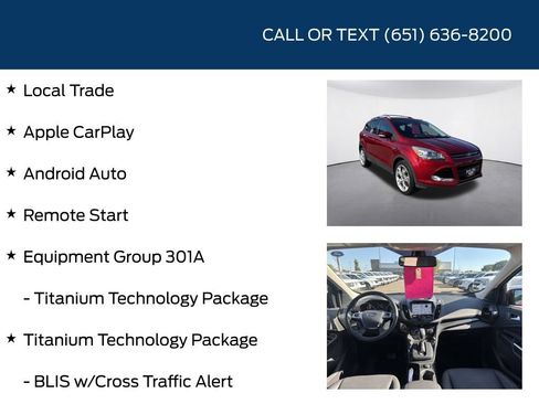 Used 2016 Ford Escape Titanium w/ Equipment Group 301A AWD/4WD image 5