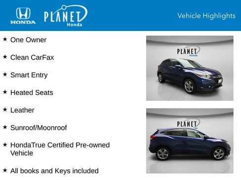 Certified 2017 Honda HR-V EX-L image 4