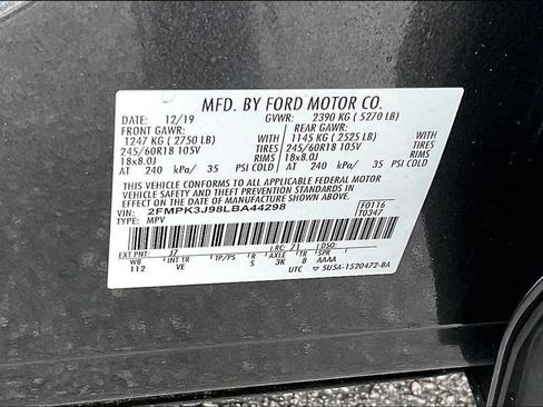 Used 2020 Ford Edge SEL FWD image 34