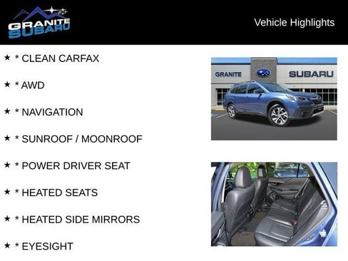 Used 2022 Subaru Outback Limited AWD/4WD image 2