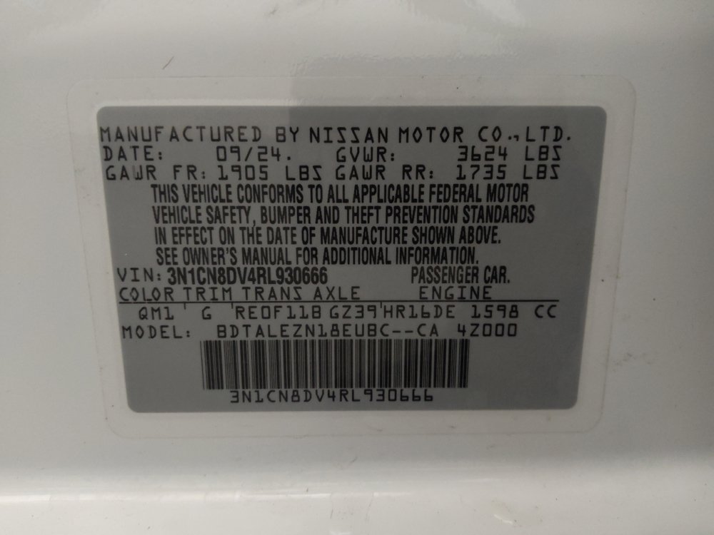 Used 2024 Nissan Versa S w/ S Plus Package FWD image 33