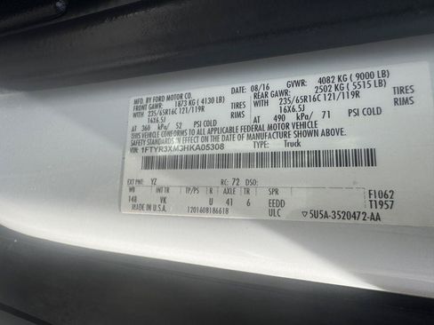 Used 2017 Ford Transit 250 148 High Roof Extended RWD image 14