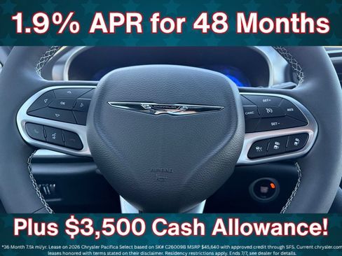 New 2026 Chrysler Pacifica Select AWD/4WD image 19