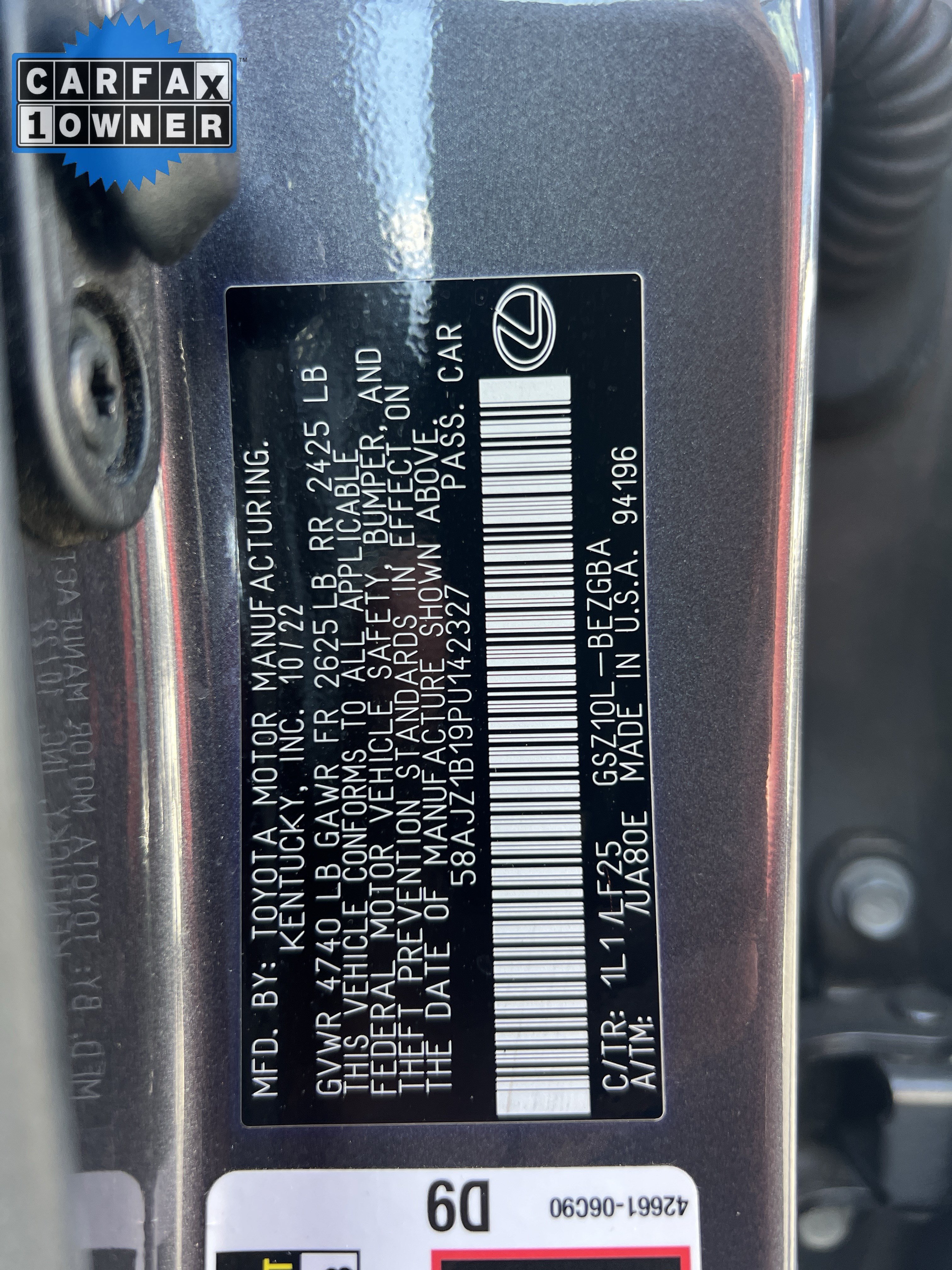 Used 2023 Lexus ES 350 F Sport w/ Accessory Package (Z1) FWD image 37