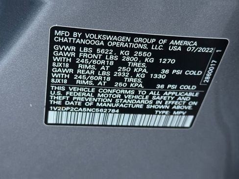 Used 2022 Volkswagen Atlas SE image 26