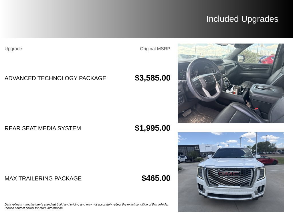 Used 2024 GMC Yukon XL Denali w/ Advanced Technology Package AWD/4WD image 5