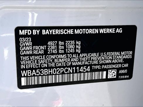Used 2023 BMW 530i w/ Premium Package RWD image 38