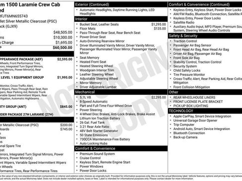Used 2021 RAM 1500 Laramie w/ Sport Appearance Package image 5