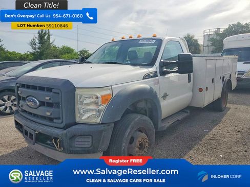 Used 2013 Ford F550 2WD Regular Cab Super Duty w/ Payload Upgrade Pkg image 1