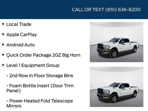 Used 2024 RAM 2500 Big Horn w/ Bed Utility Group AWD/4WD image 5