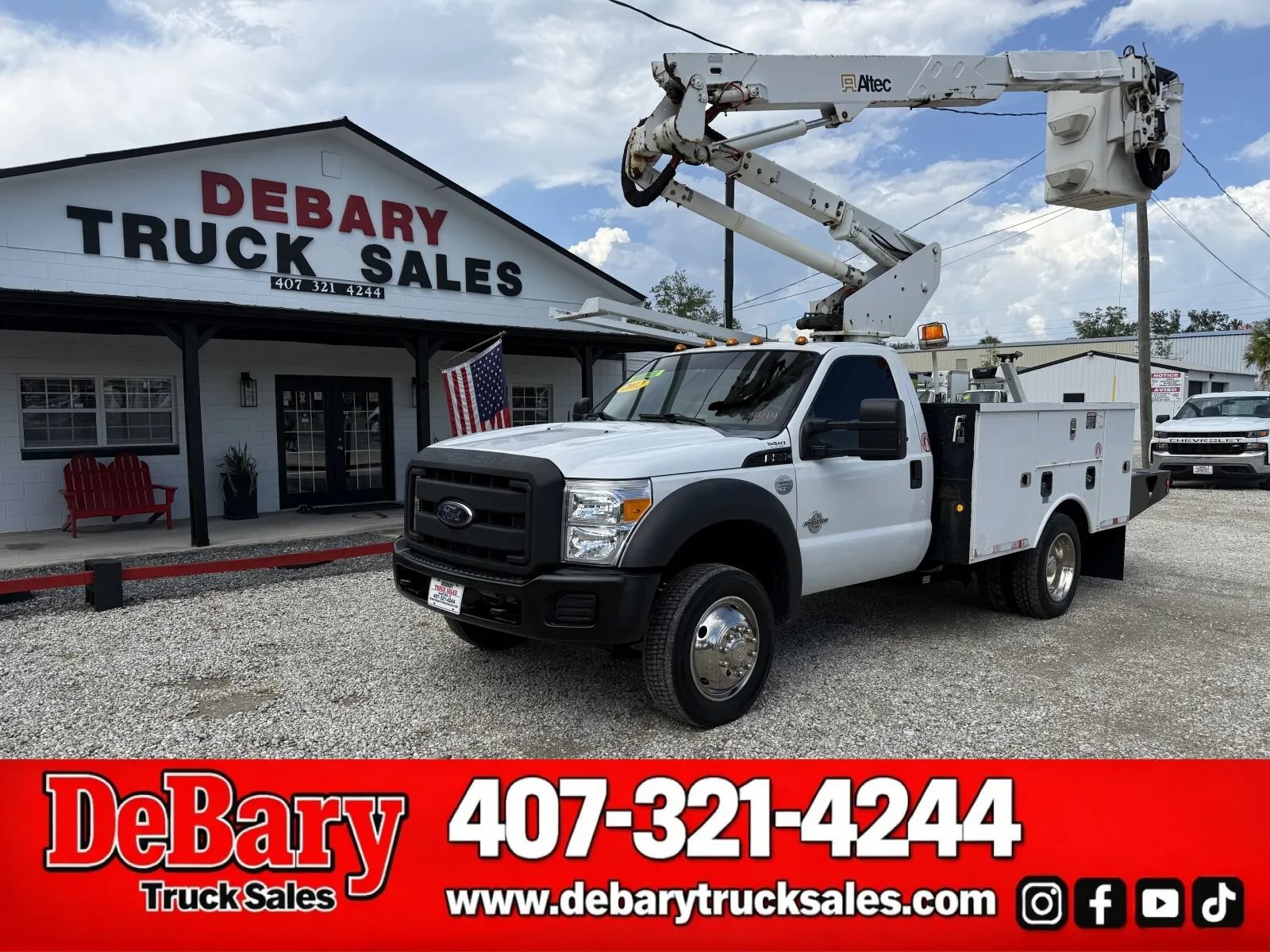 Used 2012 Ford F550 4x4 Regular Cab Super Duty w/ Snow Plow Prep Pkg image 1