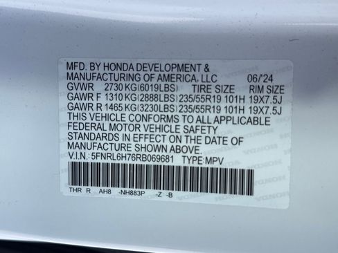 Certified 2024 Honda Odyssey Sport image 27