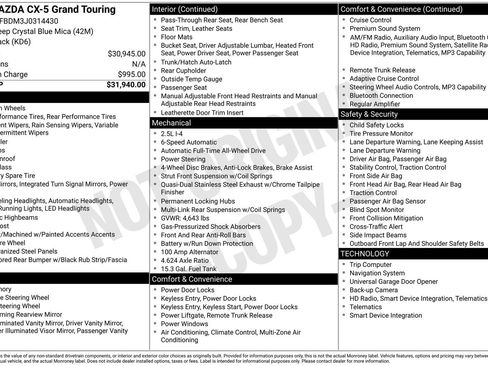 Used 2018 MAZDA CX-5 Grand Touring image 3