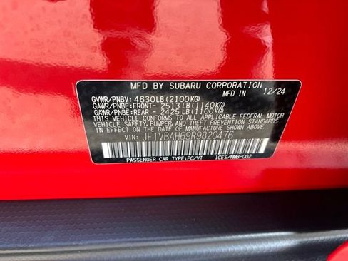 Certified 2024 Subaru WRX Premium image 9