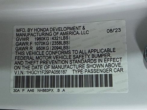 Certified 2023 Honda Accord LX image 39