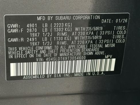 New 2026 Subaru Forester Touring AWD/4WD image 27