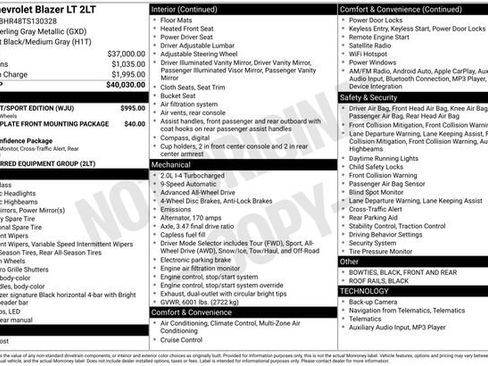 New 2026 Chevrolet Blazer LT w/ Midnight/Sport Edition image 26