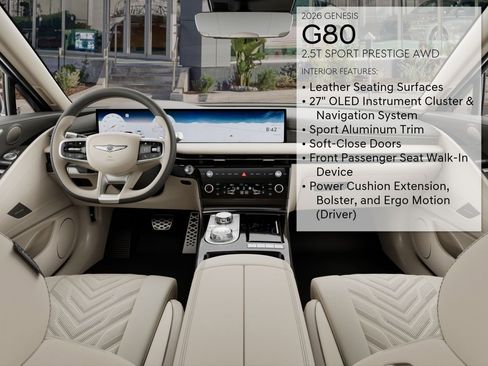 New 2026 Genesis G80 2.5T Sport Prestige image 18