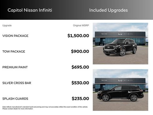 New 2025 INFINITI QX60 Sensory w/ Vision Package image 3