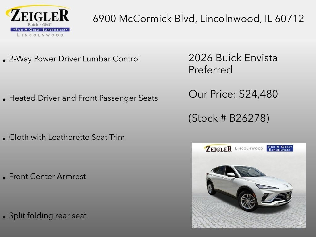 New 2026 Buick Envista Preferred w/ Convenience I Package FWD image 35