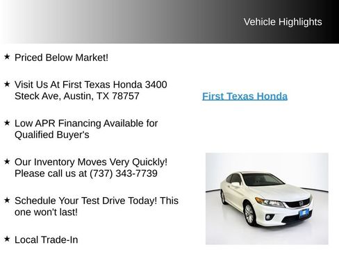Used 2013 Honda Accord EX image 9
