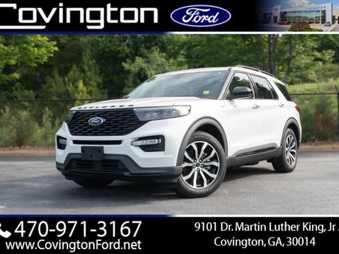 Used 2024 Ford Explorer ST-Line w/ Class IV Trailer Tow Package RWD image 1