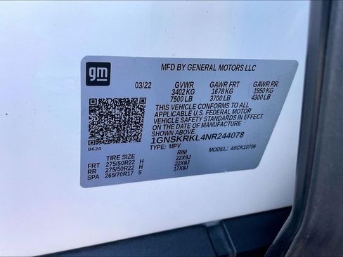 Used 2022 Chevrolet Tahoe RST w/ Sport Performance Package image 3