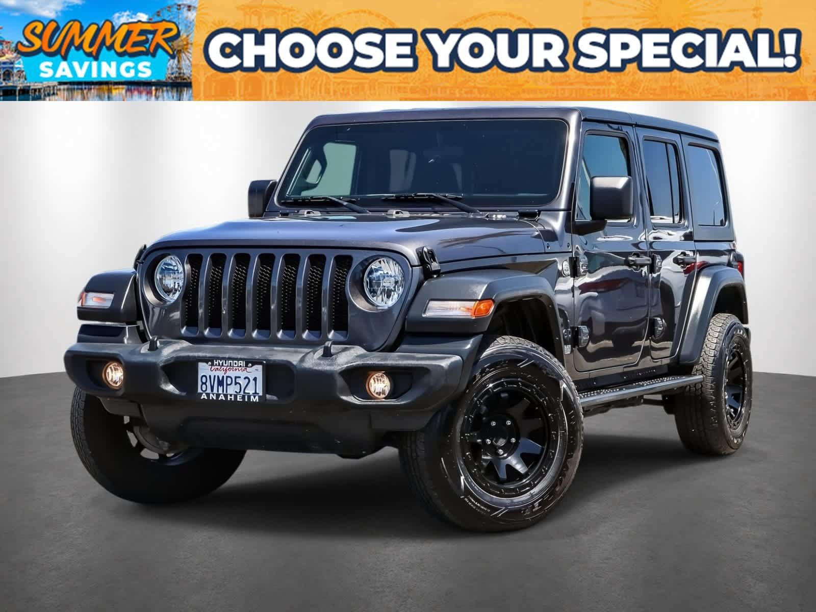 Used 2021 Jeep Wrangler Unlimited Sport AWD/4WD image 1