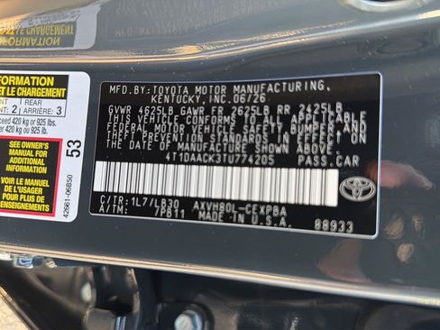 New 2026 Toyota Camry XSE FWD image 35