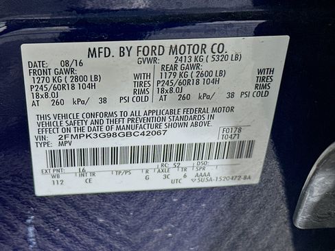 Used 2016 Ford Edge SE FWD image 12
